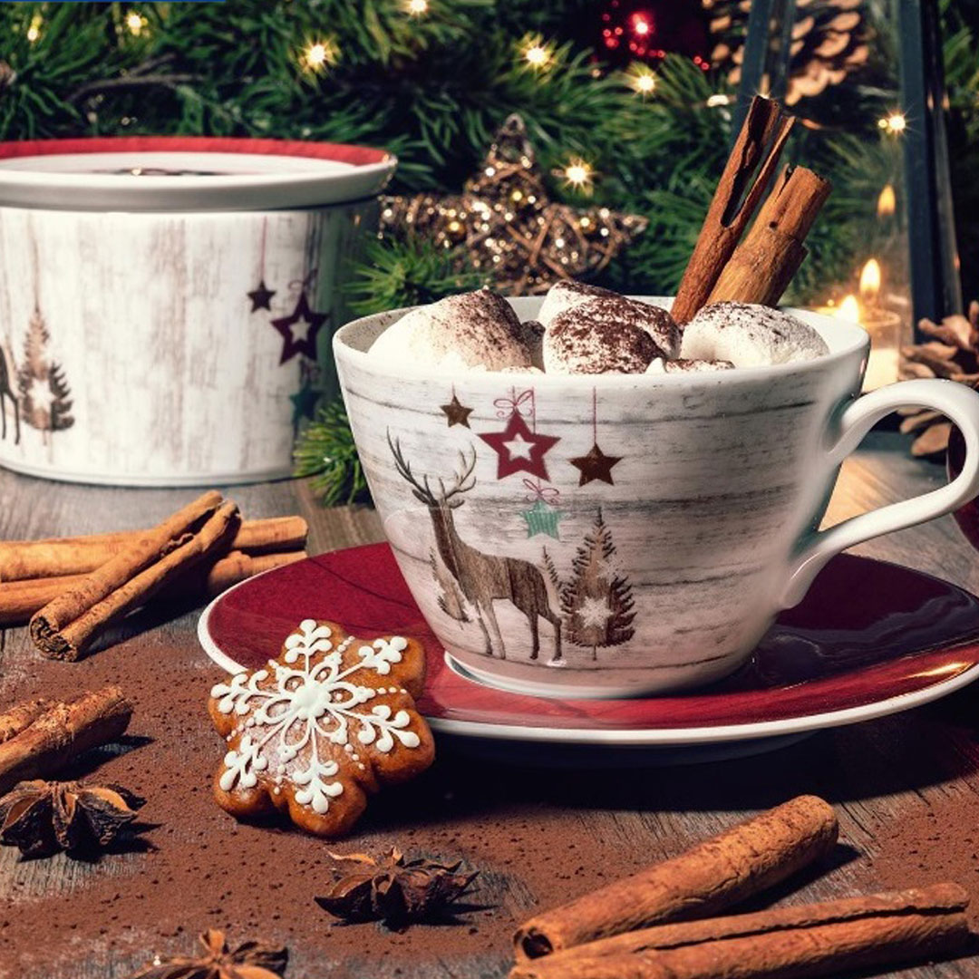 Συνταγή για Χριστουγεννιάτικο ρόφημα ζεστής σοκολάτας με μπαχαρικά