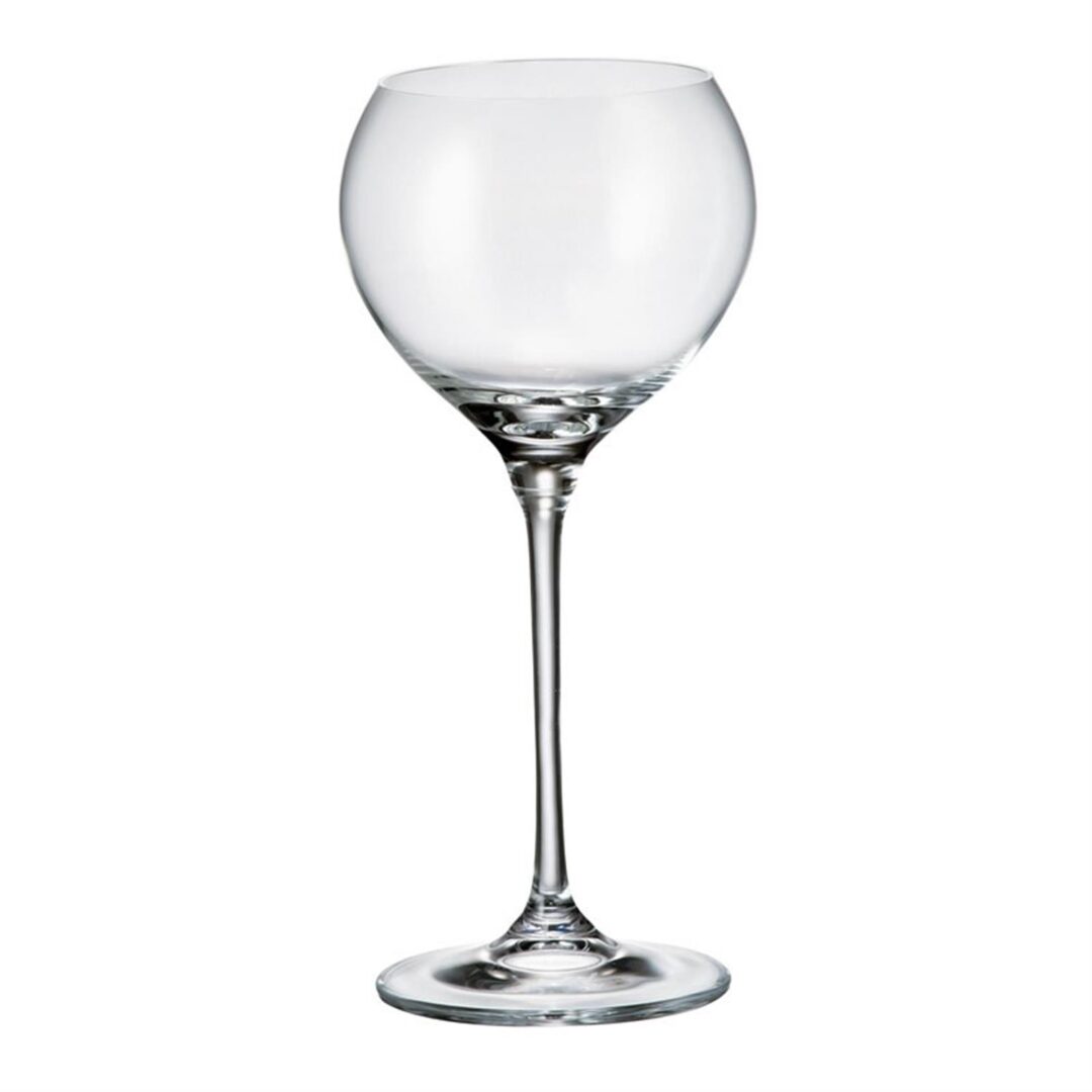 S/6 Ποτήρι κόκκινου κρασιού Cecilia κρυστάλλινο διάφανο 470ml Bohemia