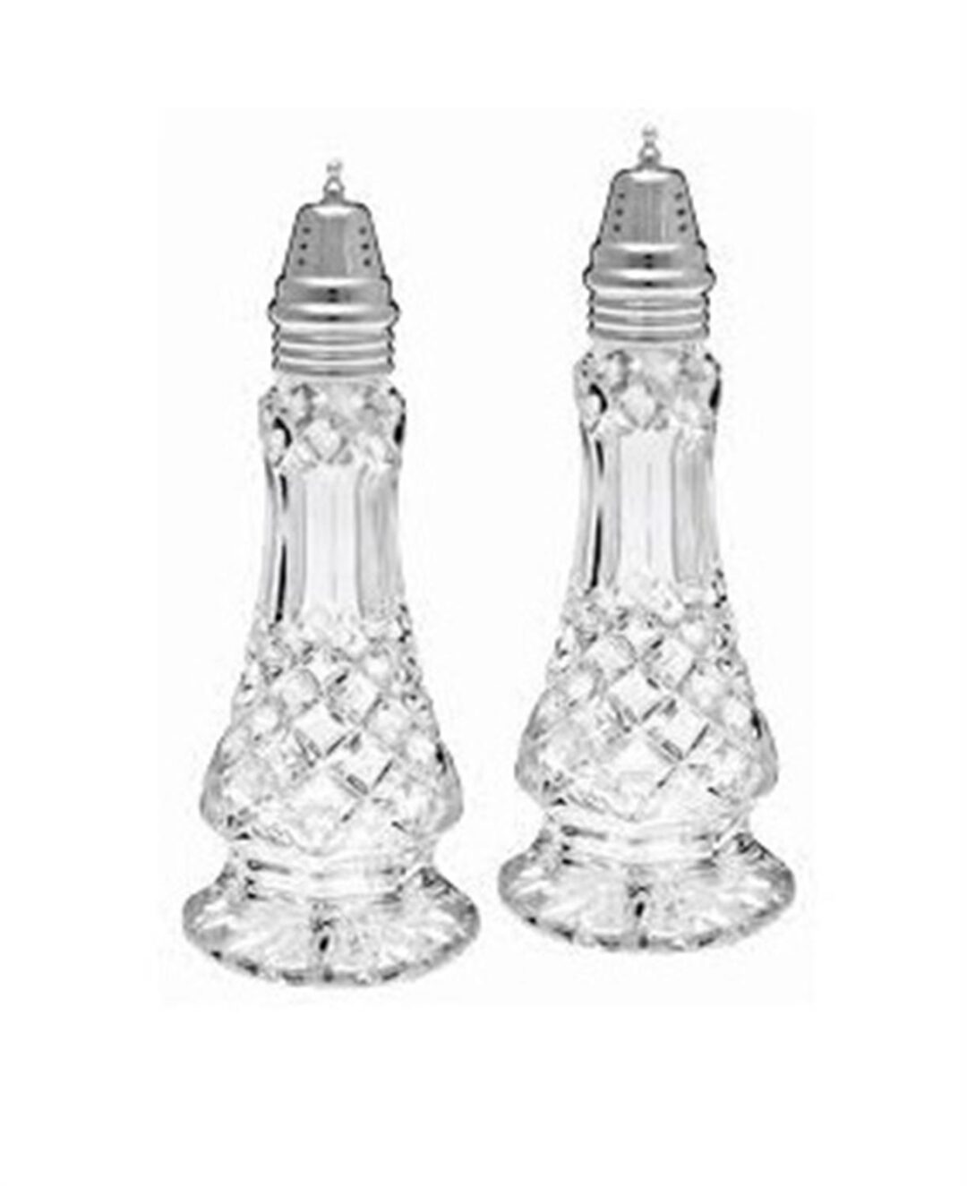 Σετ 2 τεμάχια αλατοπίπερο diamond κρυστάλλινο διάφανο Bohemia