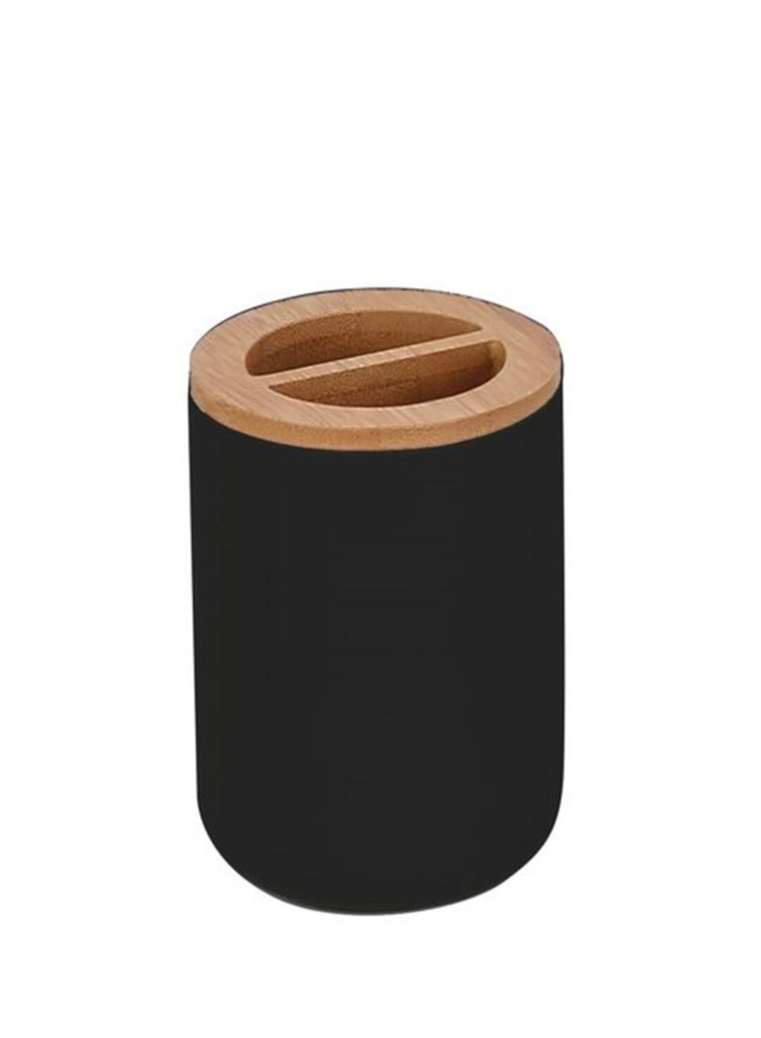 Ποτηράκι μπάνιου μαύρο bamboo Estia 02-0967/BLACK