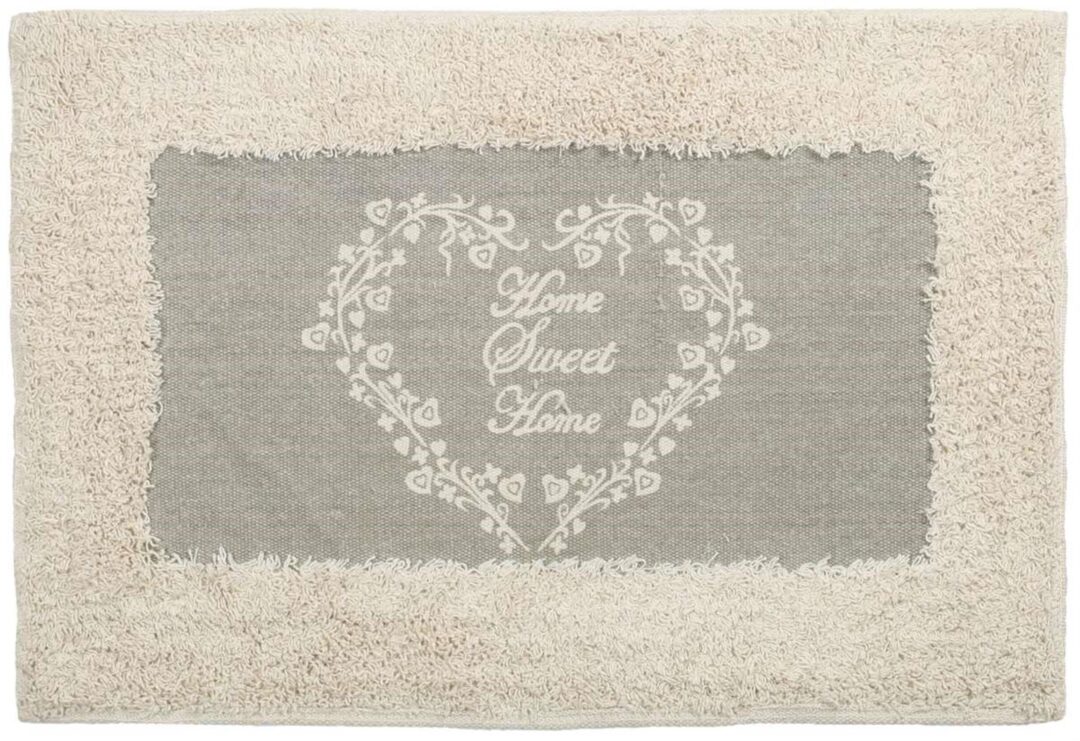Πατάκι/ταπέτο μπάνιου Home Sweet Home 40x60cm Estia 02-2206/HOME/SWEET/HOME