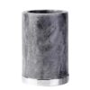 Ποτηράκι μπάνιου Marble γκρί ασημί Estia 02-2480
