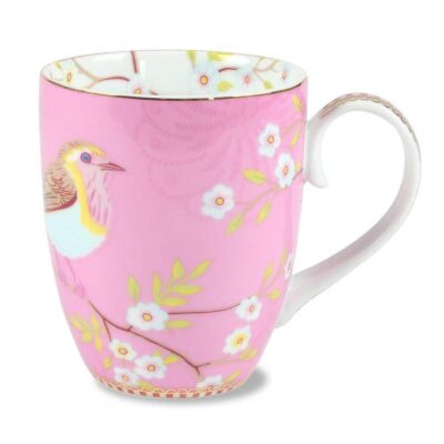 Κούπα Early Bird Floral 350ml πορσελάνινη ροζ Pip Studio 51002004