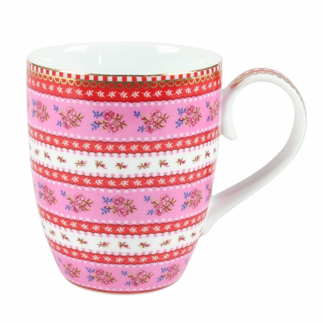 Κούπα Floral 350ml πορσελάνινη ροζ Pip Studio 51002001