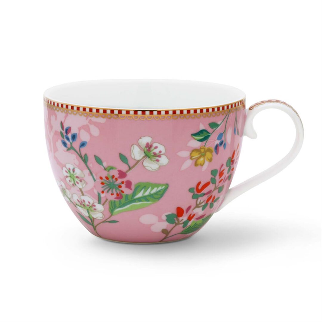 Κούπα Floral Hummingbirds 350ml πορσελάνινη ροζ Pip Studio 51002149