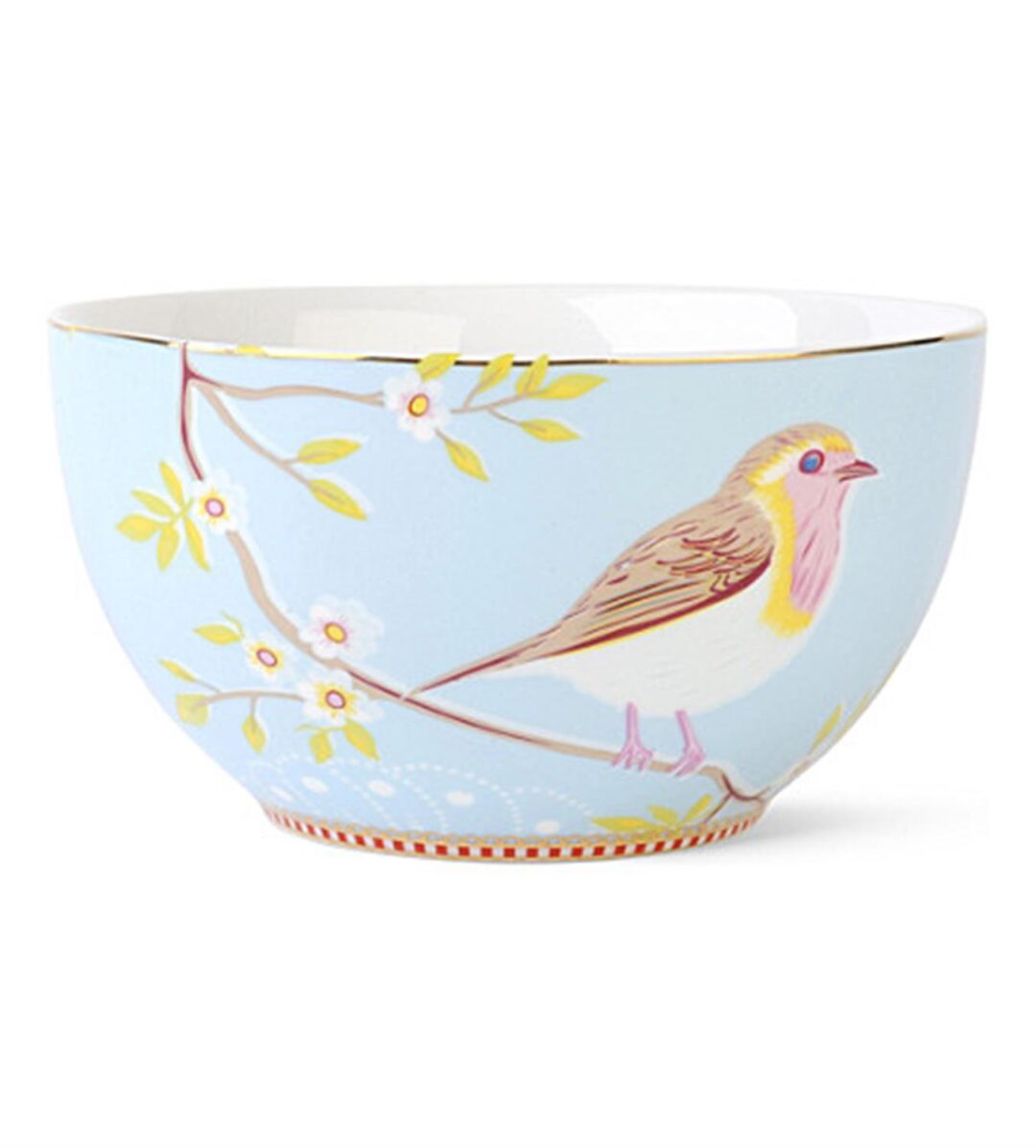 Μπωλ πρωινού Floral πορσελάνινο γαλάζιο Δ-15cm Pip Studio 51003008