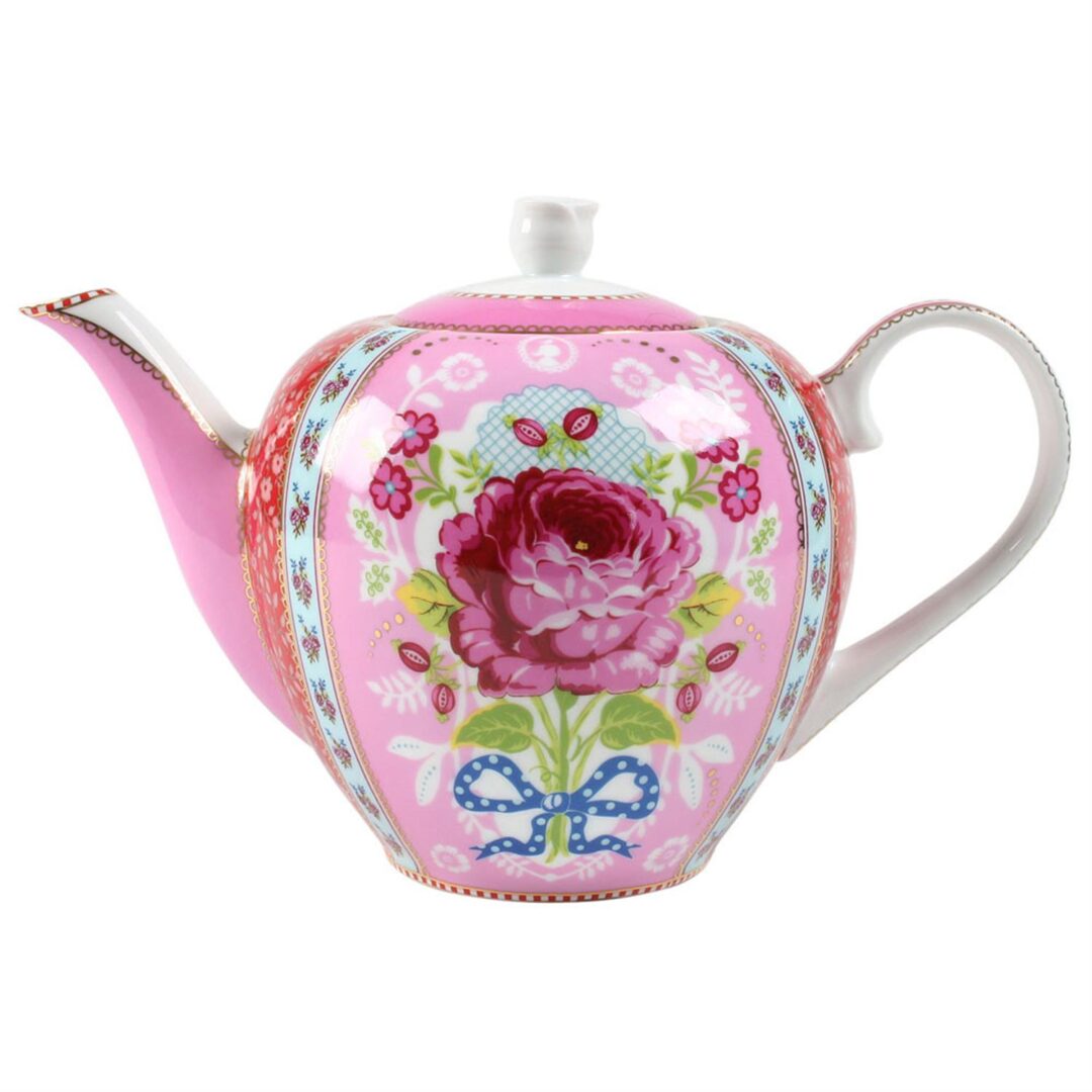 Τσαγιέρα Floral 1600ml πορσελάνινη ροζ Pip Studio 51005001
