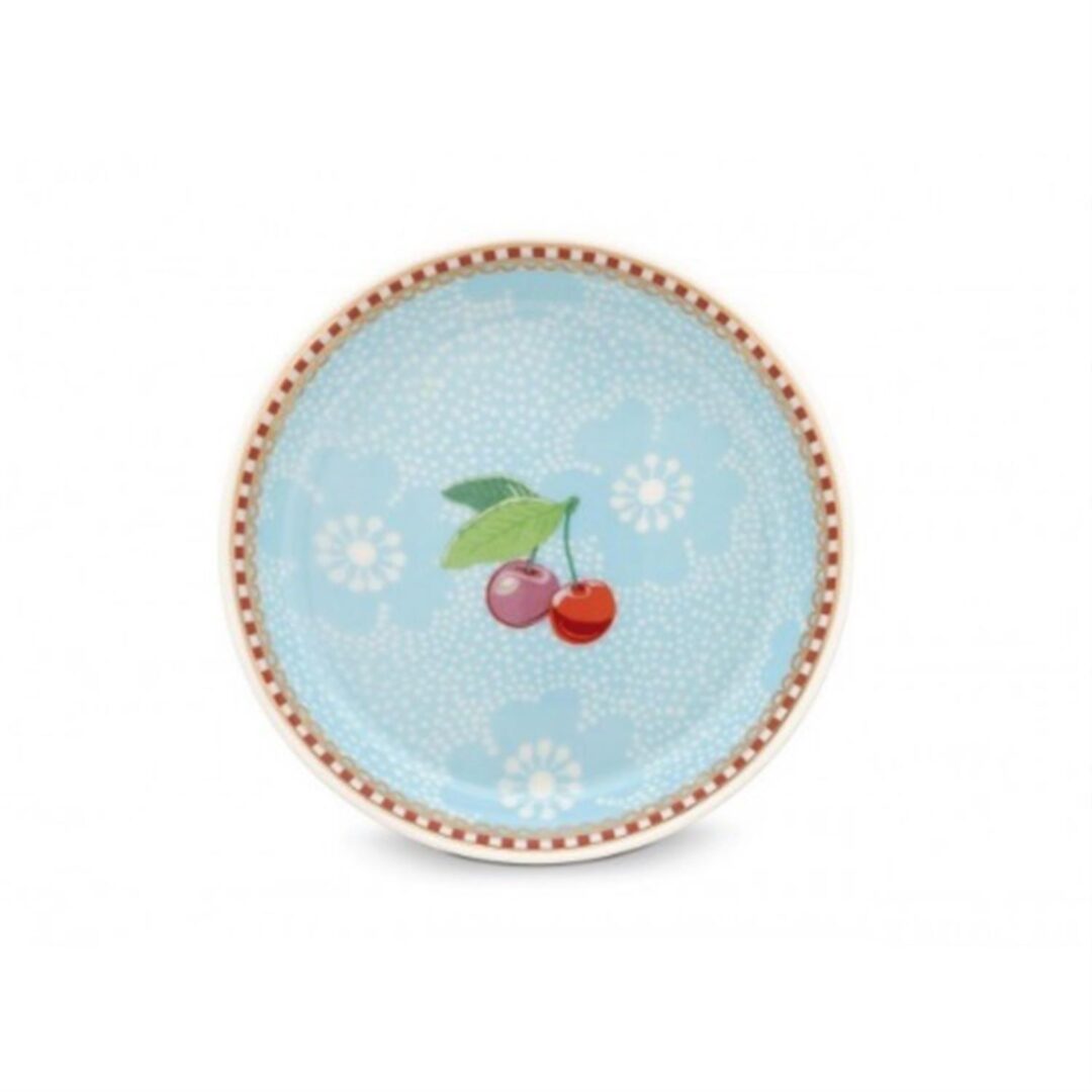 Πιατάκι Floral Dotted Flower πορσελάνινο γαλάζιο Δ-9cm Pip Studio 51013013