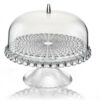 Τουρτιέρα με πόδι tiffany plexiglass διάφανη 30x30x27cm Guzzini 19940100