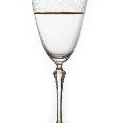 Ποτήρι κρασιού Elisabeth gold κρυστάλλινο διάφανο/χρυσό Bohemia
