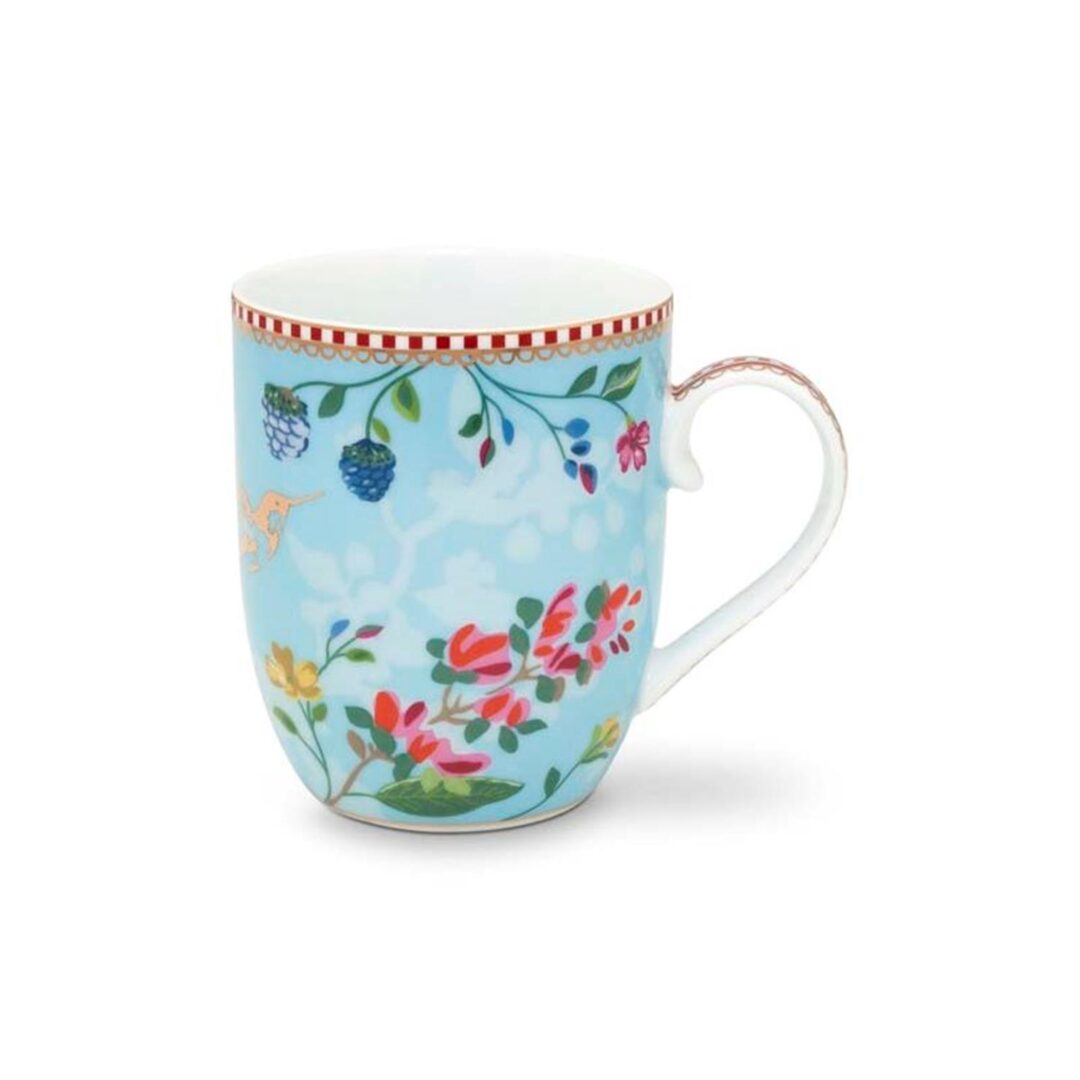 Κούπα Floral Hummingbirds 145ml πορσελάνινη γαλάζια Pip Studio 51002145