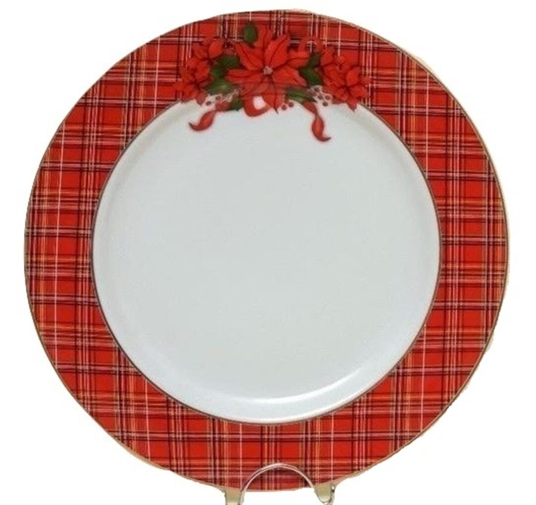 Πιατέλα Scotch πορσελάνινη κόκκινη 27cm
