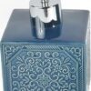 Αντλία σαπουνιού Square κεραμική μπλε 8.5x8.5x14cm Estia 02-6532