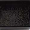 Σαπουνοθήκη Square κεραμική μαύρη 10.5x10.5x2.5cm Estia 02-6617