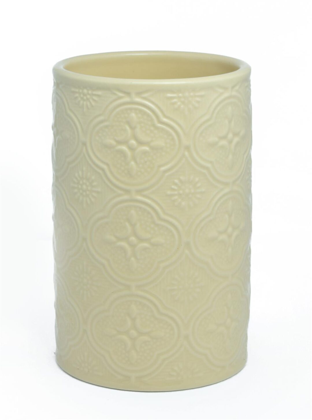 Ποτηράκι μπάνιου Boho κεραμικό μπεζ 6.9x6.9x11cm Estia 02-6662