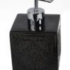 Αντλία σαπουνιού Square κεραμική μαύρη 8.5x8.5x14cm Estia 02-6594