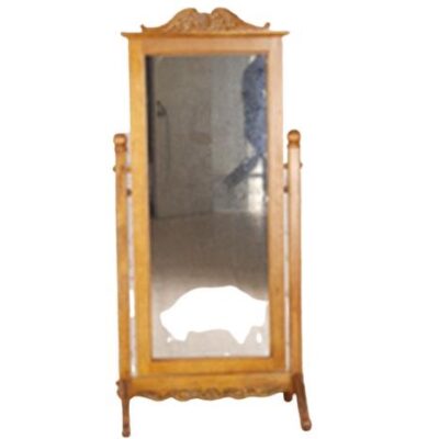 Καθρέπτης δαπέδου μπιζουτέ ξύλινος σκούρο καρυδί 60x2x90cm Home Plus 01.01.1127