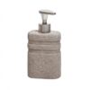 Dispenser τετράγωνο polyresin μπεζ 9x5.5x18cm Marva 478130