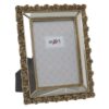 Κορνίζα polyresin με καθρέπτη αντικέ χρυσή 13x18cm Inart 3-30-634-0117