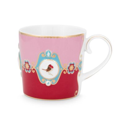 Κούπα 150ml Love Birds πορσελάνινη κόκκινη/ροζ Pip Studio 51002032