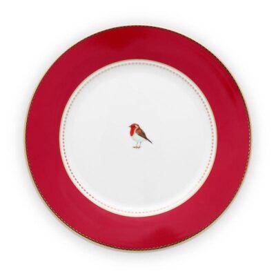 Πιάτο Love Birds πορσελάνινο κόκκινο 21cm Pip Studio 51001025