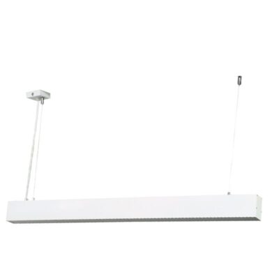 Φωτιστικό οροφής κρεμαστό LED αλουμινίου λευκό 180cm InLight 6172-180-WH