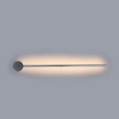 Απλίκα LED μεταλλική χρώμιο 60x4cm InLight 43015-CH