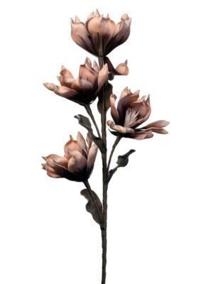 Λουλούδι διακοσμητικό τετραπλό ροζ/σομών
