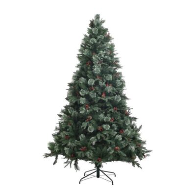 Χριστουγεννιάτικο Δέντρο Xmas με κουκουνάρια pvc πράσινο 2232 tips Υ210cm Inart 2-85-199-0022