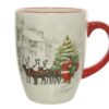 Κούπα χριστουγεννιάτικη Άγιος Βασίλης stoneware πολύχρωμη 8x11.3x10cm
