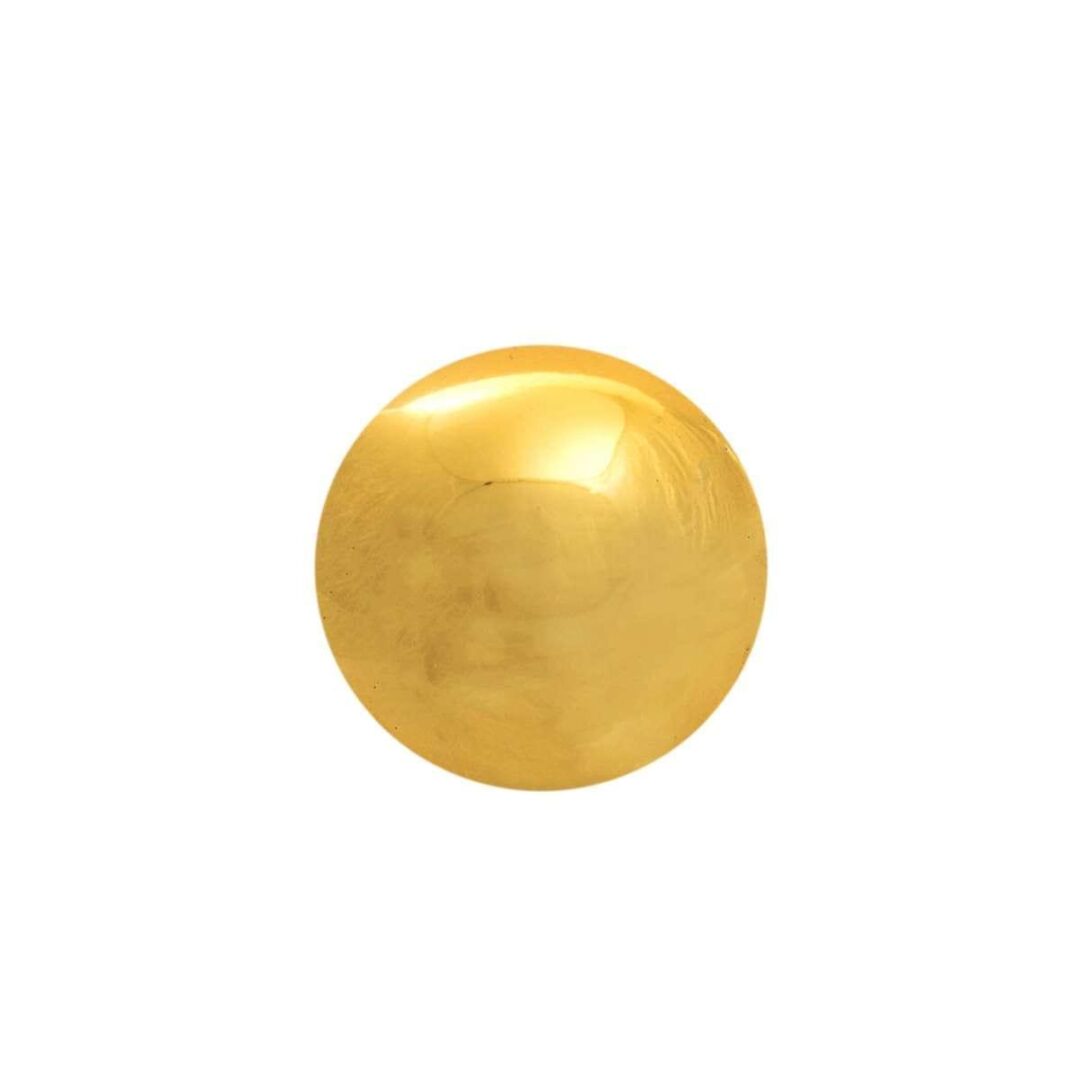 Μπάλα διακοσμητική κεραμική χρυσή Δ8cm