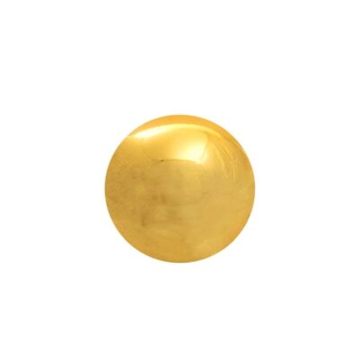 Μπάλα διακοσμητική κεραμική χρυσή Δ8cm
