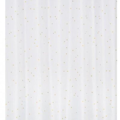 Κουρτίνα μπάνιου Gold Dots polyester 180x200cm Arvix