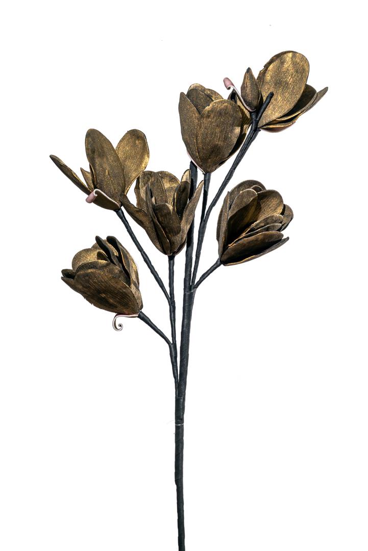 Λουλούδι διακοσμητικό εξαπλό χρυσό