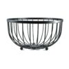 Φρουτιέρα μεταλλική μαύρη 25x13cm Estia 01-1407