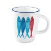 Κούπα Sardines πορσελάνινη πολύχρωμη 350ml Easy Life 2203SARB