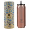 Θερμός/Travel cup Save the Aegean με βουρτσάκι καθαρισμού 500ml rose gold Estia 01-7867