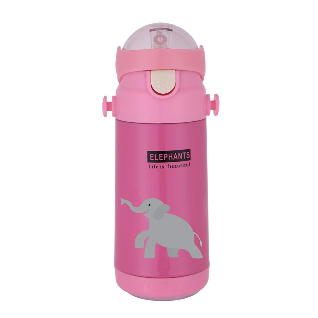 Θερμός παιδικό Jungle Elephant 350ml ανοξείδωτο magenta Estia 01-10928