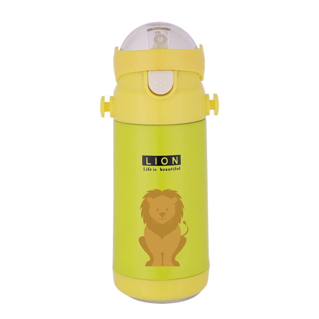 Θερμός παιδικό Jungle Lion 350ml ανοξείδωτο λαχανί Estia 01-10935
