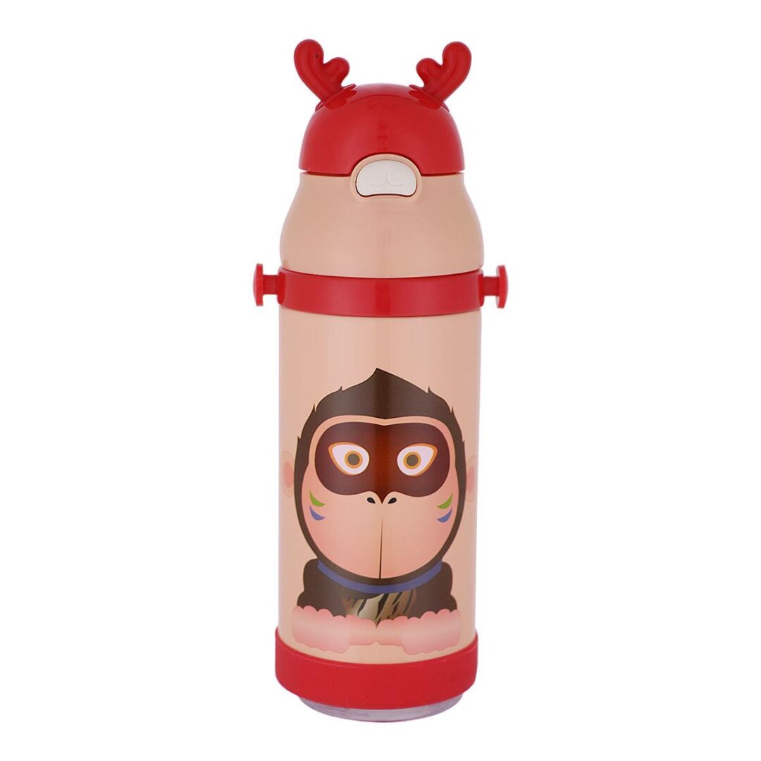 Θερμός παιδικό Animals Gorilla 350ml ανοξείδωτο κόκκινο Estia 01-10966