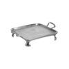 Δίσκος αλουμινίου ασημί 36x45x11cm Inart 3-70-377-0005