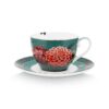 Φλιτζάνι cappuccino με πιατάκι 280ml Winter Wonderland πορσελάνινο πράσινο Pip Studio 51004148