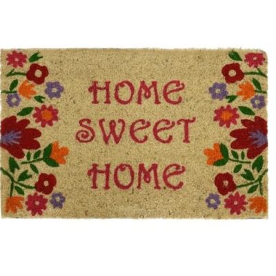 Πατάκι πόρτας/εισόδου Home Sweet Home πολύχρωμο 60x40x1.5cm