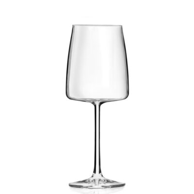 Σετ 6 ποτήρια κρασιού με πόδι κρυστάλλινα διάφανα 430ml Essential RCR