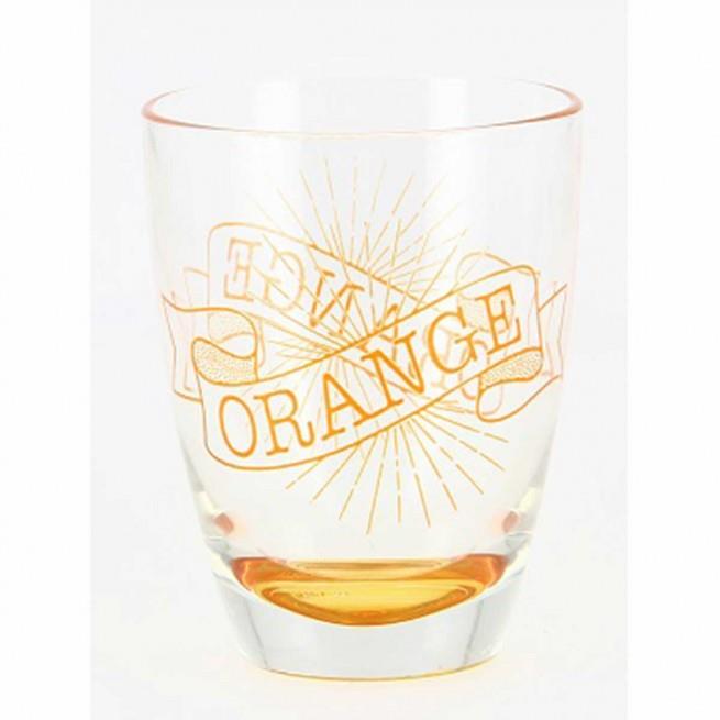 S/3 Ποτήρια νερού Enjoy Orange 310ml γυάλινα διάφανα/πορτοκαλί Cerve Μ76990