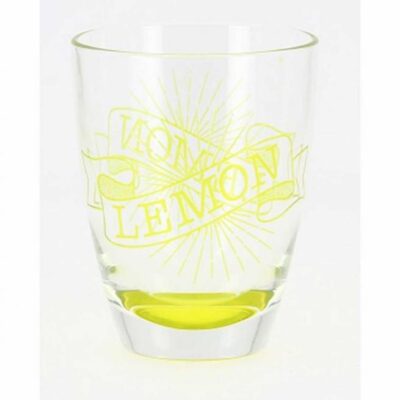 S/3 Ποτήρια νερού Enjoy Lemon 310ml γυάλινα διάφανα/κίτρινα Cerve Μ77070