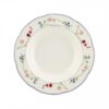 S/6 Πιάτα βαθιά Floral πορσελάνινα πολύχρωμα Δ23.5cm