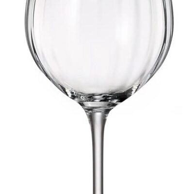 S/6 Ποτήρια κόκκινου κρασιού με πόδι Columba Optic κρυστάλλινα διάφανα 500ml Bohemia Crystalite