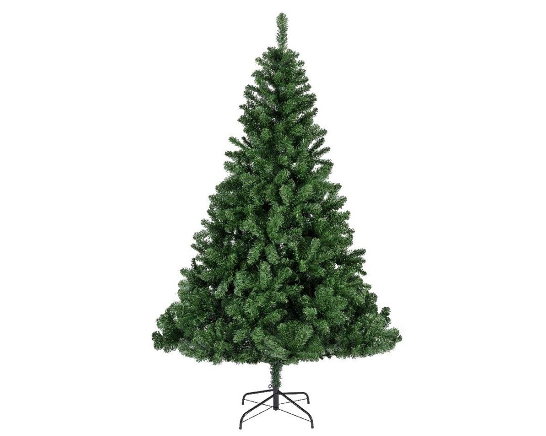 Δέντρο χριστουγεννιάτικο με μεταλλική βάση πράσινο Δ147x240cm