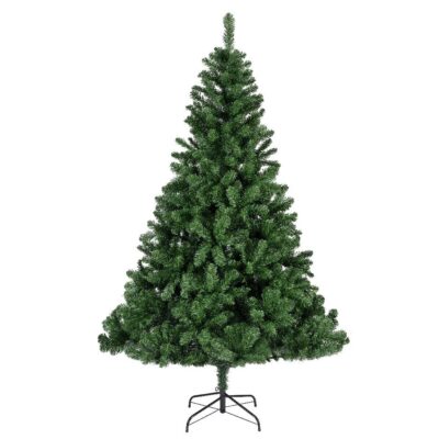 Δέντρο χριστουγεννιάτικο με μεταλλική βάση πράσινο Δ147x240cm